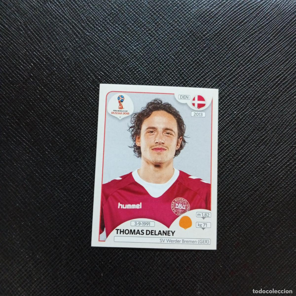 Figurine di Calcio: 264 THOMAS DELANEY DINAMARCA PANINI MUNDIAL RUSIA 2018 CROMO FUTBOL 18 - SIN PEGAR - CJ2 .