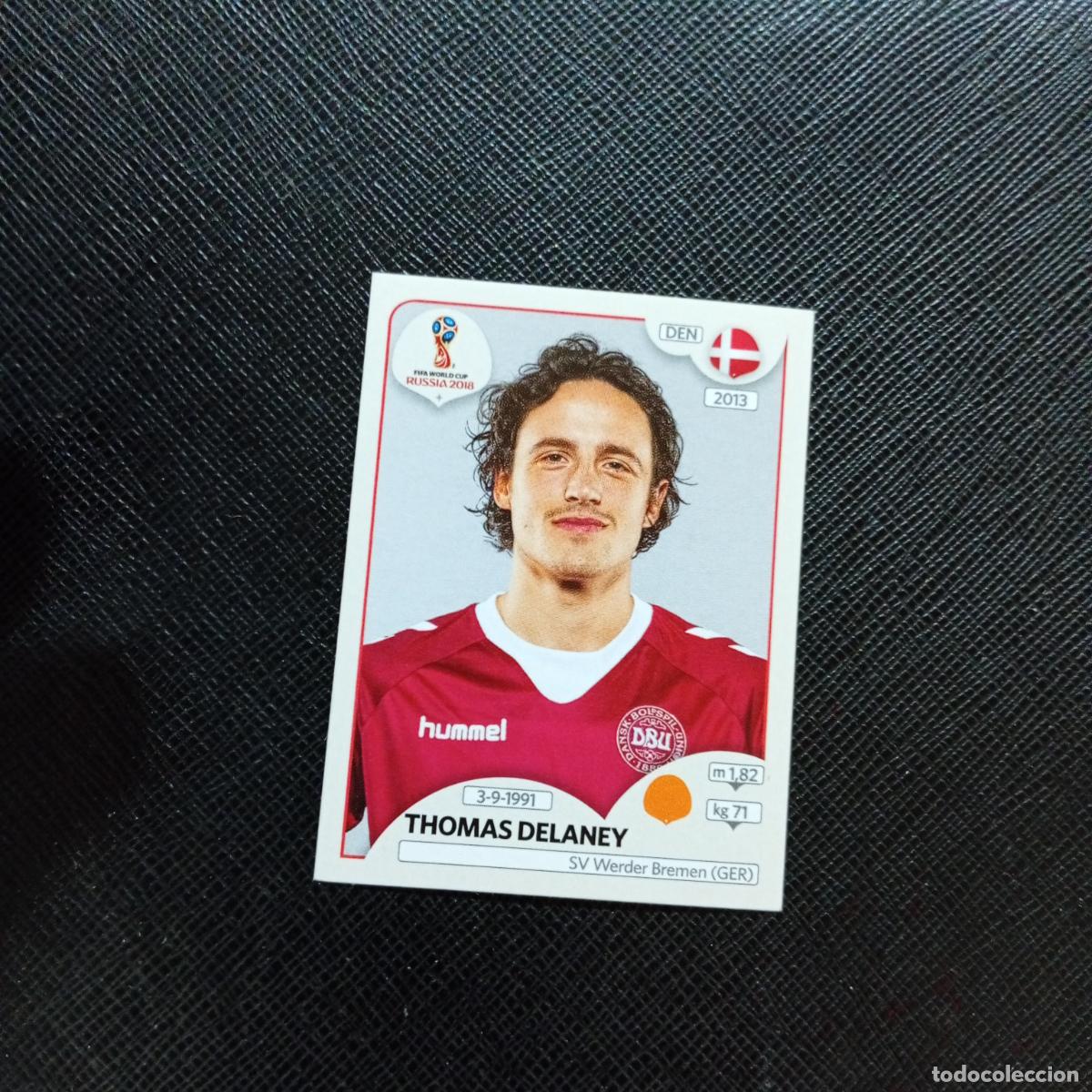 Figurine di Calcio: 264 THOMAS DELANEY DINAMARCA PANINI MUNDIAL RUSIA 2018 CROMO FUTBOL 18 - SIN PEGAR - CJ2 .