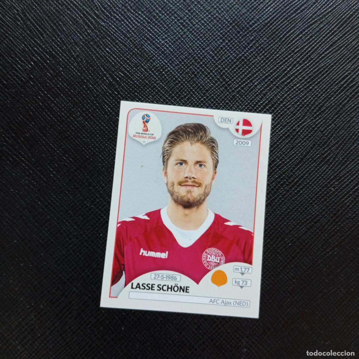 Figurine di Calcio: 266 LASSE SCHONE DINAMARCA PANINI MUNDIAL RUSIA 2018 CROMO FUTBOL 18 - SIN PEGAR - CJ2