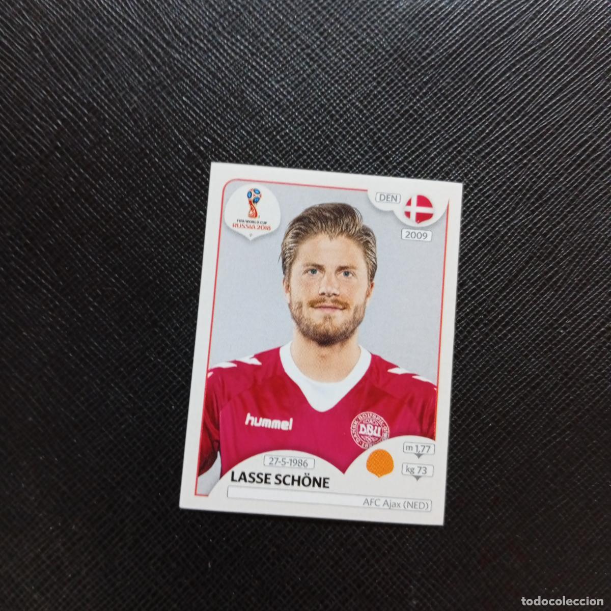 Figurine di Calcio: 266 LASSE SCHONE DINAMARCA PANINI MUNDIAL RUSIA 2018 CROMO FUTBOL 18 - SIN PEGAR - CJ2 .