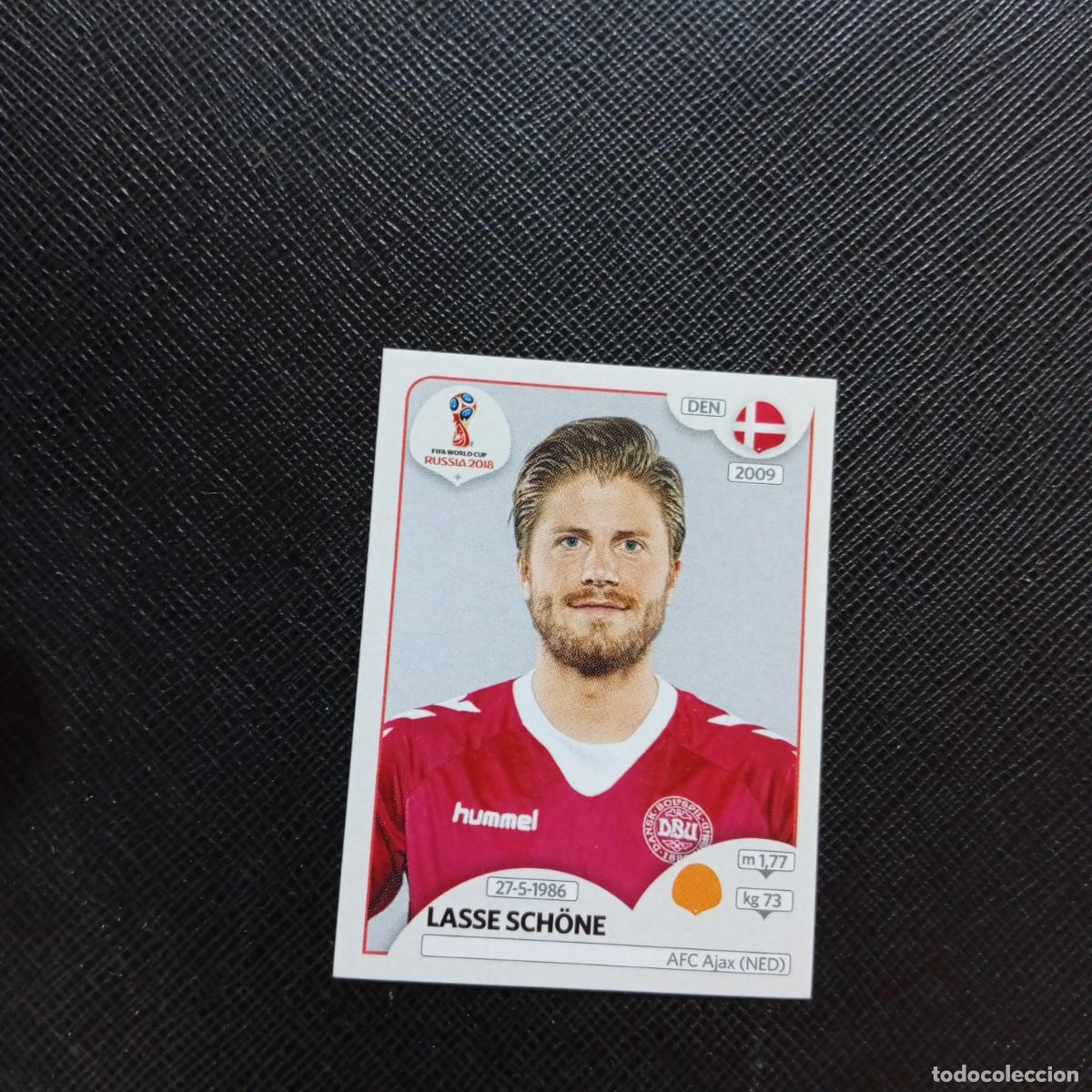 Figurine di Calcio: 266 LASSE SCHONE DINAMARCA PANINI MUNDIAL RUSIA 2018 CROMO FUTBOL 18 - SIN PEGAR - CJ2 .