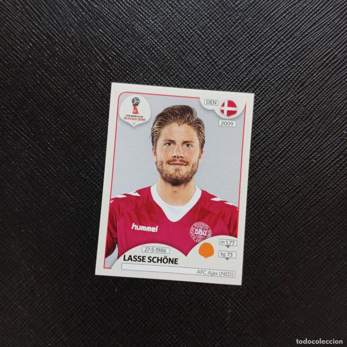 Figurine di Calcio: 266 LASSE SCHONE DINAMARCA PANINI MUNDIAL RUSIA 2018 CROMO FUTBOL 18 - SIN PEGAR - CJ2 ..