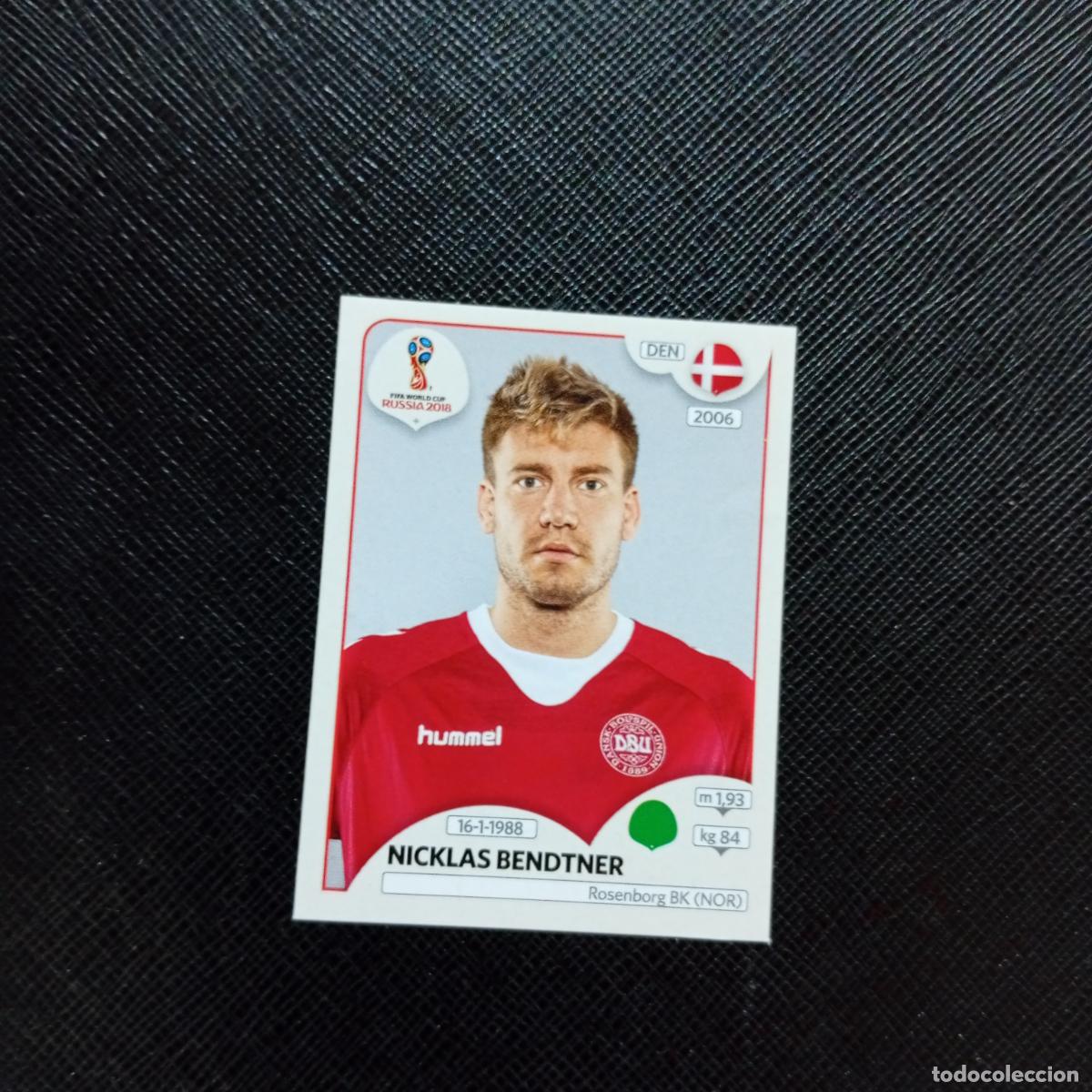 Fu&szlig;ball-Sticker: 268 NICKLAS BENDTNER DINAMARCA PANINI MUNDIAL RUSIA 2018 CROMO FUTBOL 18 - SIN PEGAR - CJ2