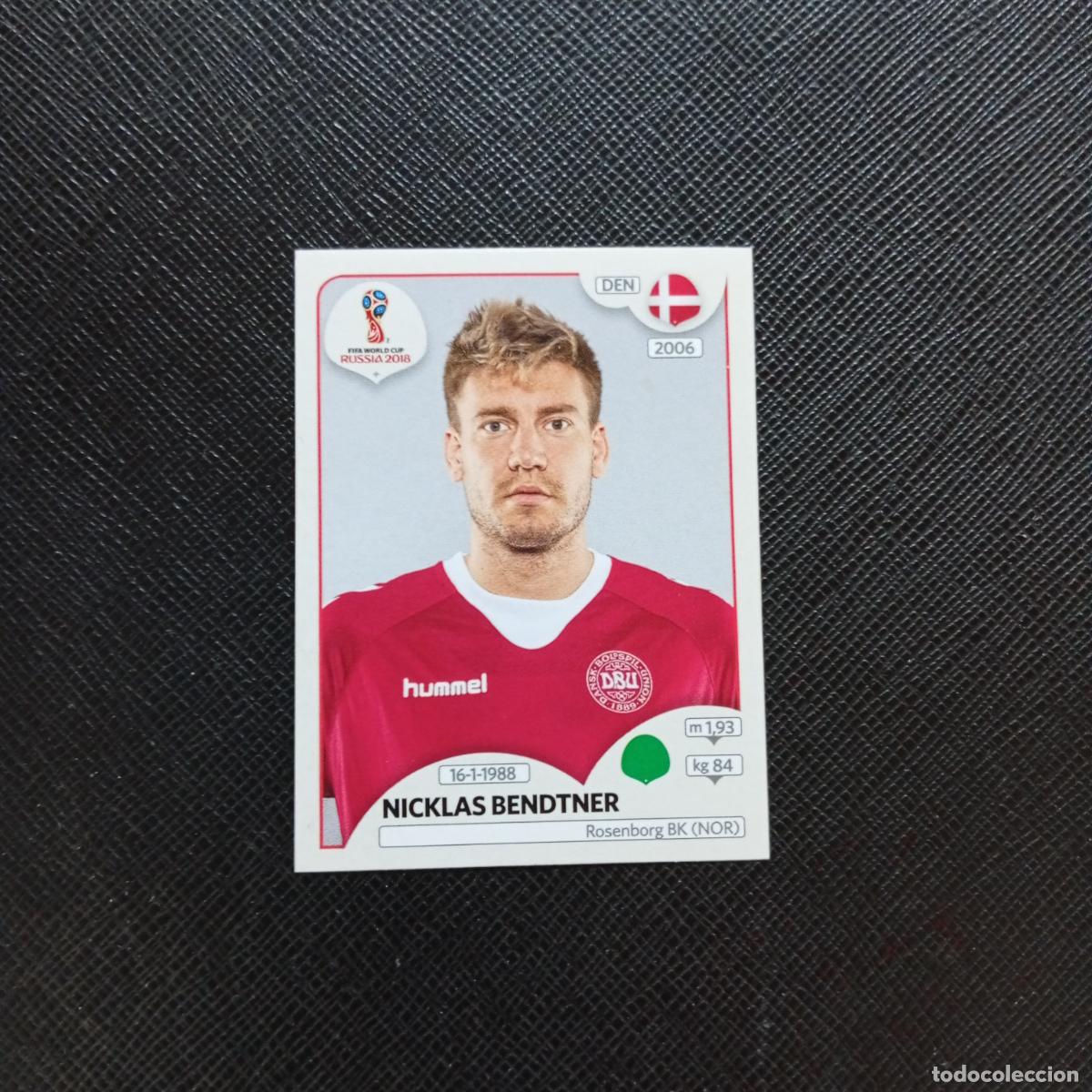 Cromos de f&uacute;tbol: 268 NICKLAS BENDTNER DINAMARCA PANINI MUNDIAL RUSIA 2018 CROMO FUTBOL 18 - SIN PEGAR - CJ2 .