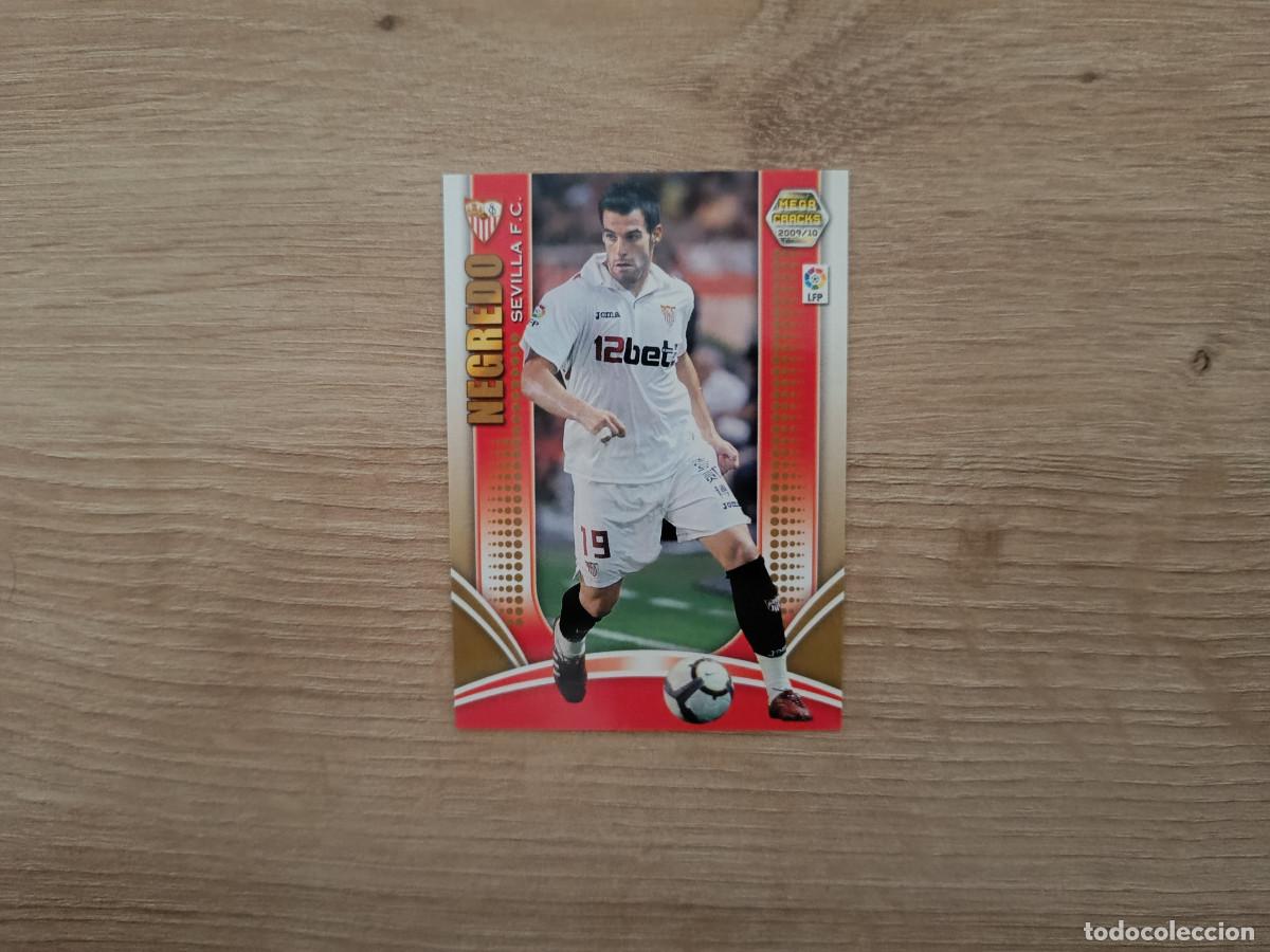 Cromos de f&uacute;tbol: CROMO DE FUTBOL PANINI NEGREDO 234 SEVILLA MEGACRACKS 2009 2010 09 10 D726