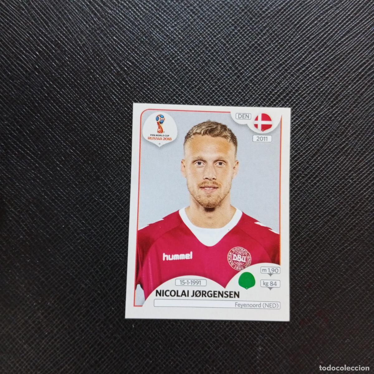 Cromos de f&uacute;tbol: 269 NICOLAI JORGENSEN DINAMARCA PANINI MUNDIAL RUSIA 2018 CROMO FUTBOL 18 - SIN PEGAR - CJ2