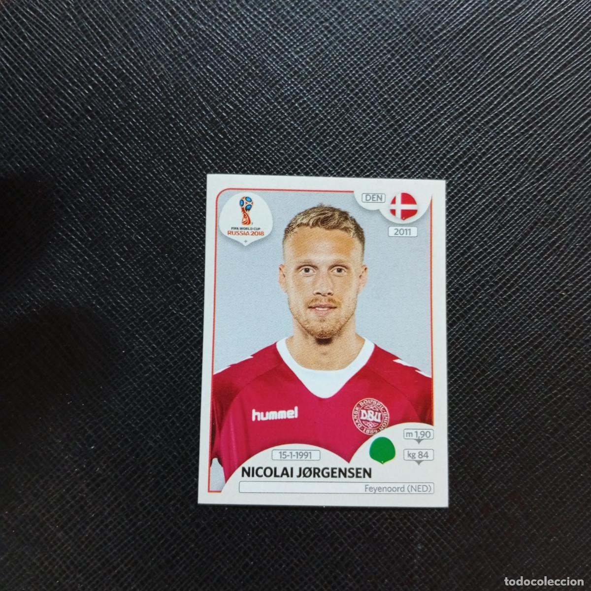 Cromos de f&uacute;tbol: 269 NICOLAI JORGENSEN DINAMARCA PANINI MUNDIAL RUSIA 2018 CROMO FUTBOL 18 - SIN PEGAR - CJ2