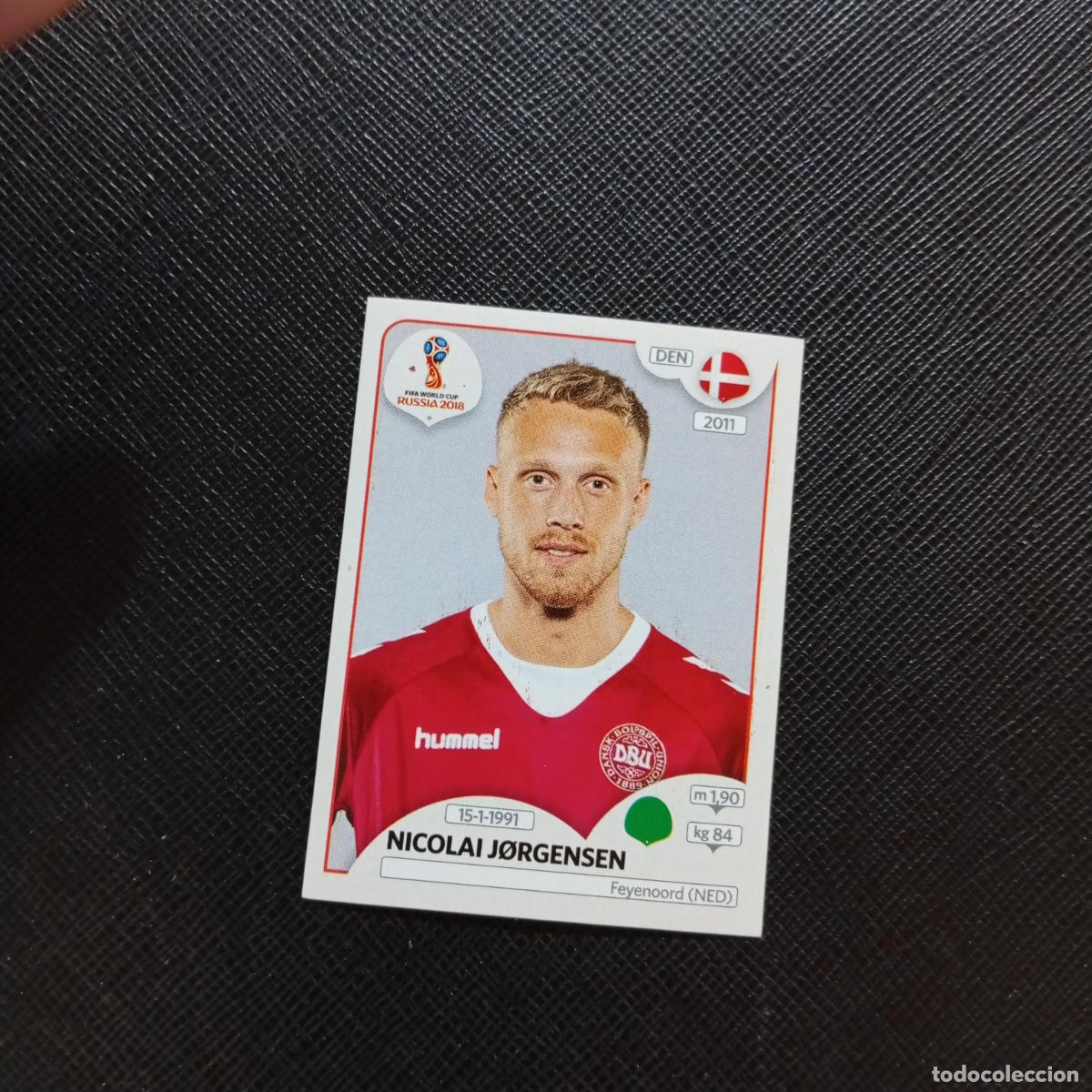 Cromos de f&uacute;tbol: 269 NICOLAI JORGENSEN DINAMARCA PANINI MUNDIAL RUSIA 2018 CROMO FUTBOL 18 - SIN PEGAR - CJ2 .
