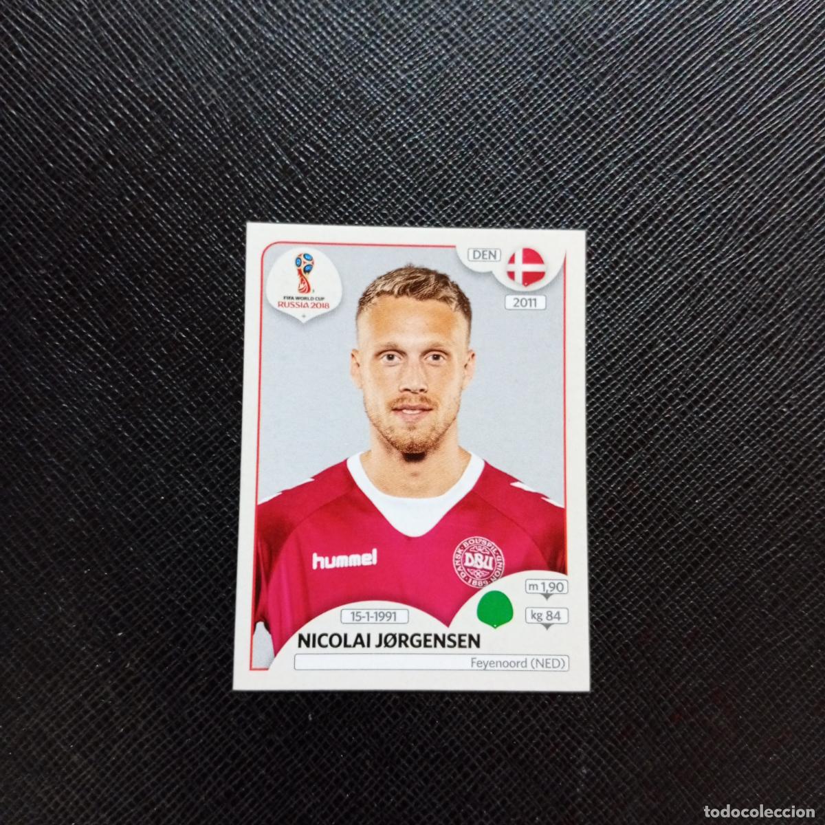 Cromos de f&uacute;tbol: 269 NICOLAI JORGENSEN DINAMARCA PANINI MUNDIAL RUSIA 2018 CROMO FUTBOL 18 - SIN PEGAR - CJ2 .