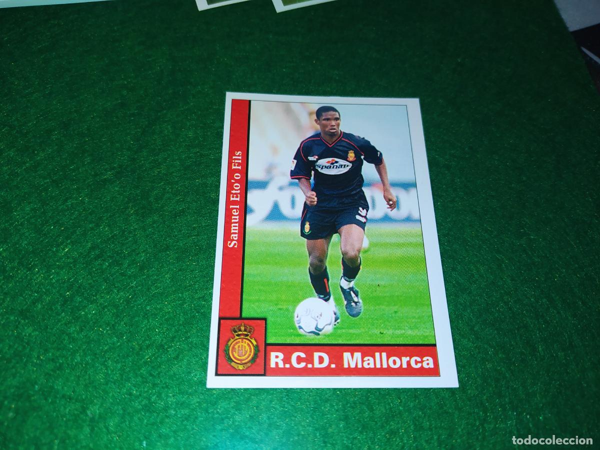 Cromos de f&uacute;tbol: ETO'O N&ordm; 59 MALLORCA MUNDICROMO FICHAS 2001 2002