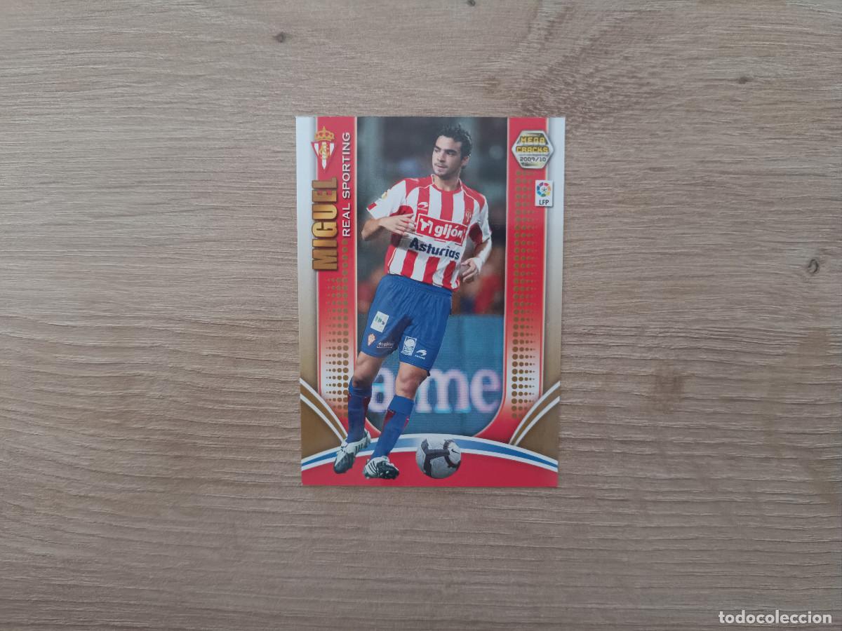 Cromos de f&uacute;tbol: CROMO DE FUTBOL PANINI MIGUEL 247 SPORTING MEGACRACKS 2009 2010 09 10 D726