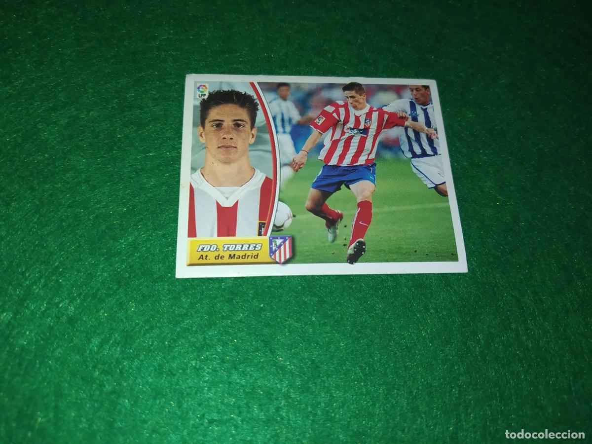 Cromos de f&uacute;tbol: FERNANDO TORRES ATLETICO DE MADRID LIGA ESTE 2003 2004 SIN PEGAR