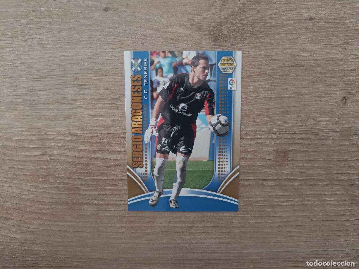 Cromos de f&uacute;tbol: CROMO DE FUTBOL PANINI SERGIO ARAGONESES 254 TENERIFE MEGACRACKS 2009 2010 09 10 D726