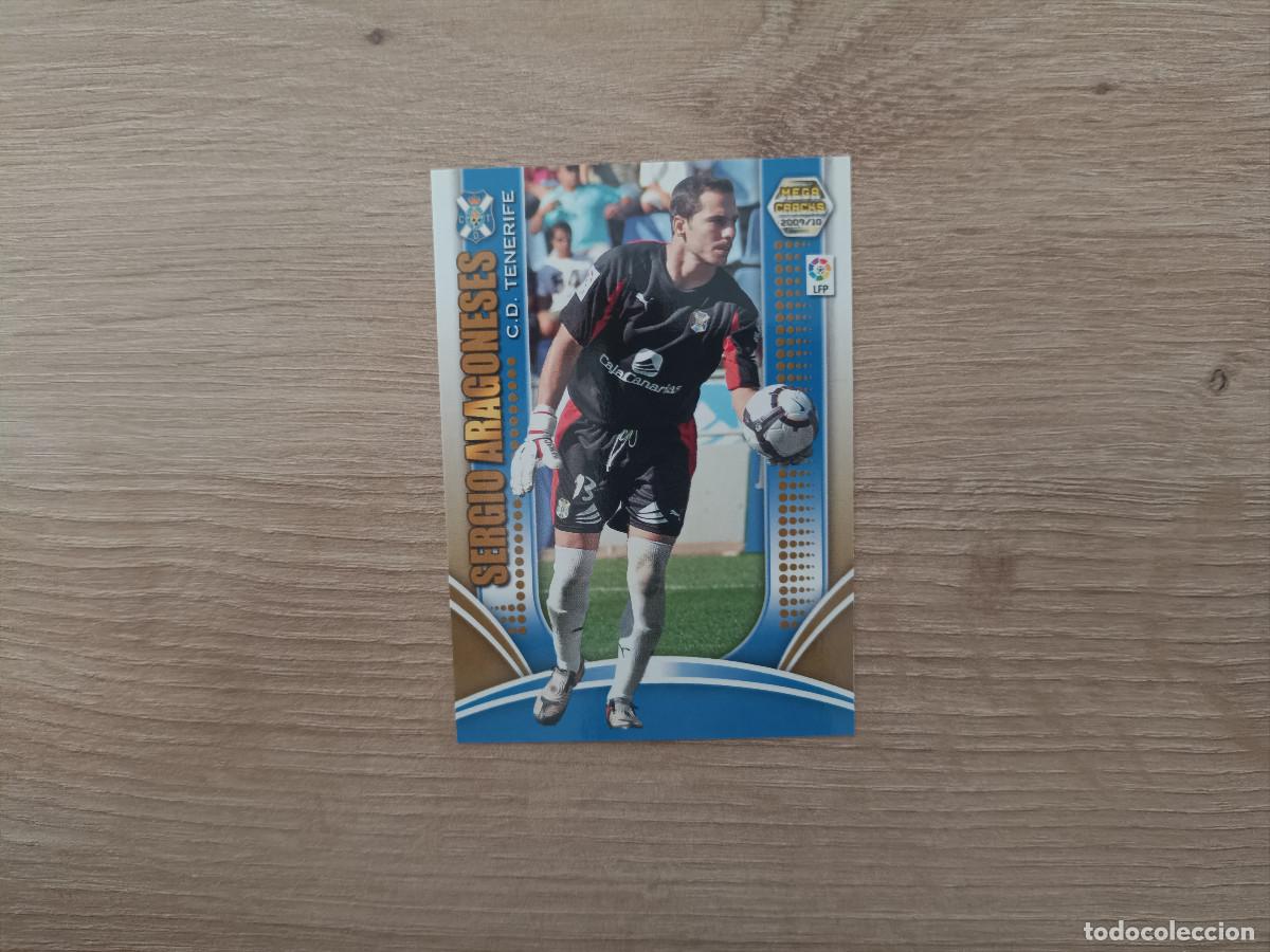 Cromos de f&uacute;tbol: CROMO DE FUTBOL PANINI SERGIO ARAGONESES 254 TENERIFE MEGACRACKS 2009 2010 09 10 D726