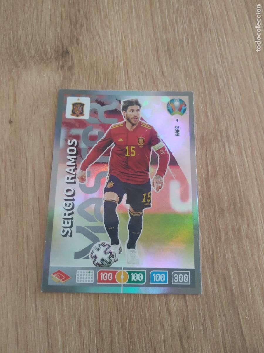 Cromos de f&uacute;tbol: 4 RARE RAMOS ESPA&Ntilde;A MASTER CROMO FUTBOL PANINI EURO 2020 ADRENALYN EUROCOPA