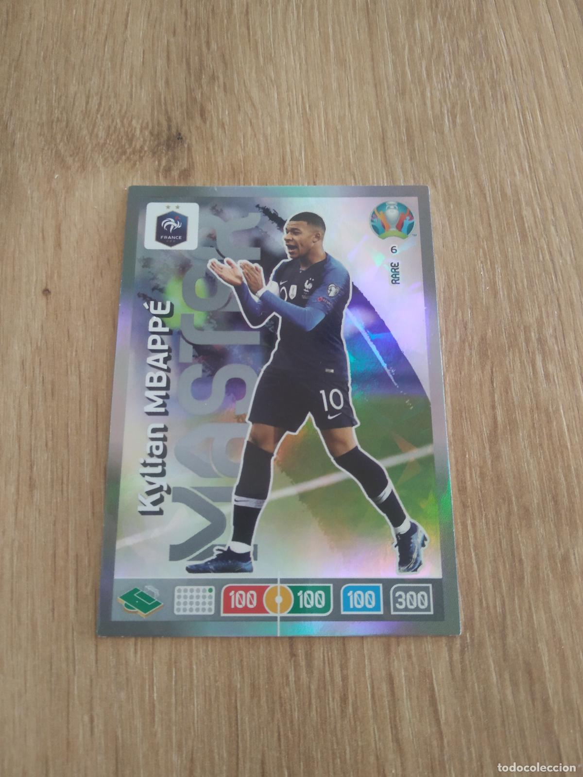 Cromos de f&uacute;tbol: 6 RARE MBAPPE FRANCIA CROMO FUTBOL PANINI EURO 2020 ADRENALYN EUROCOPA