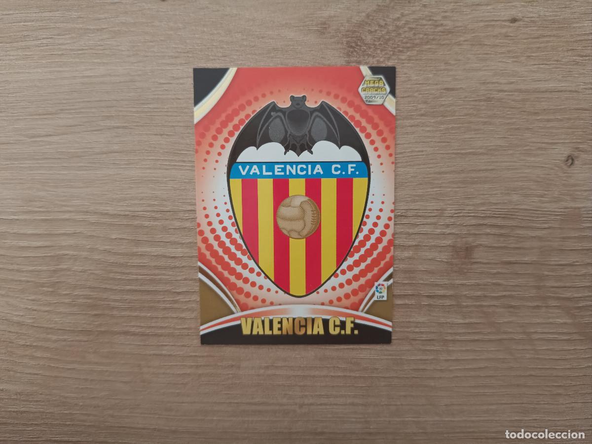 Cromos de f&uacute;tbol: CROMO DE FUTBOL PANINI ESCUDO 271 VALENCIA MEGACRACKS 2009 2010 09 10 D726