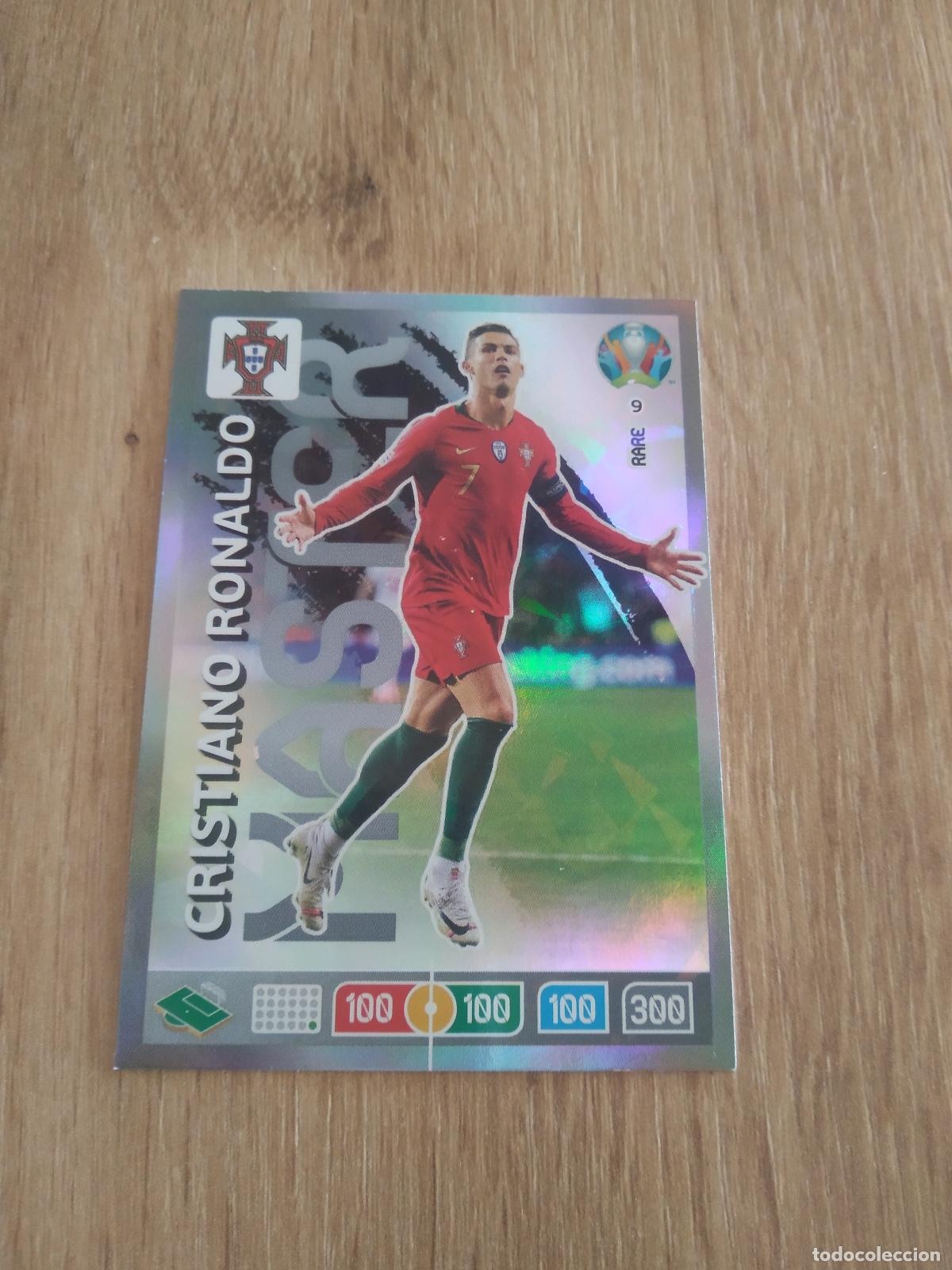 Figurine di Calcio: 9 RARE CRISTIANO RONALDO PORTUGAL CROMO FUTBOL PANINI EURO 2020 ADRENALYN EUROCOPA
