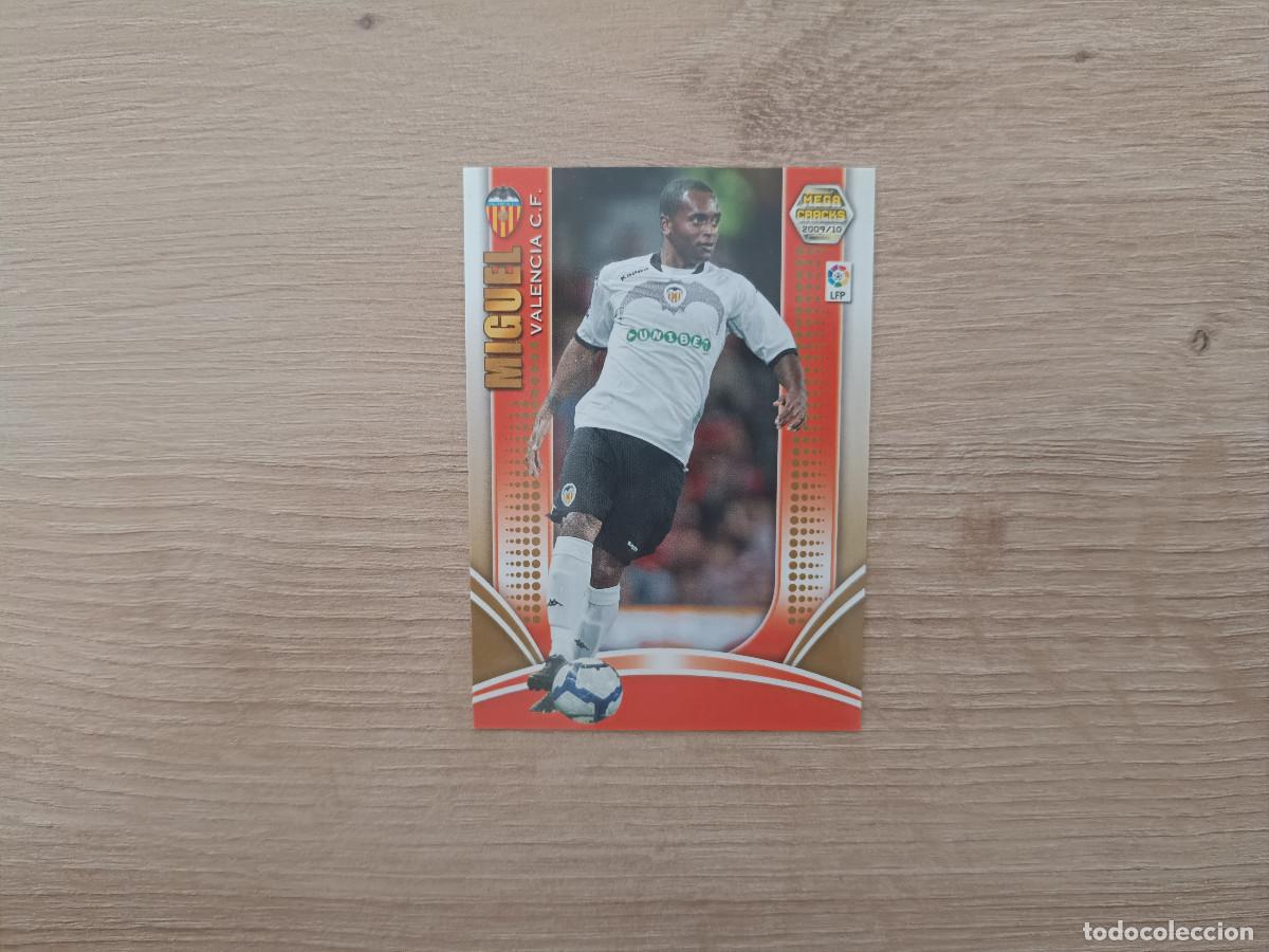 Figurine di Calcio: CROMO DE FUTBOL PANINI MIGUEL 273 VALENCIA MEGACRACKS 2009 2010 09 10 D726