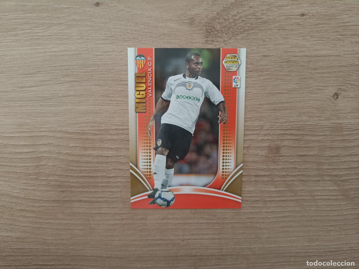 Figurine di Calcio: CROMO DE FUTBOL PANINI MIGUEL 273 VALENCIA MEGACRACKS 2009 2010 09 10 D726