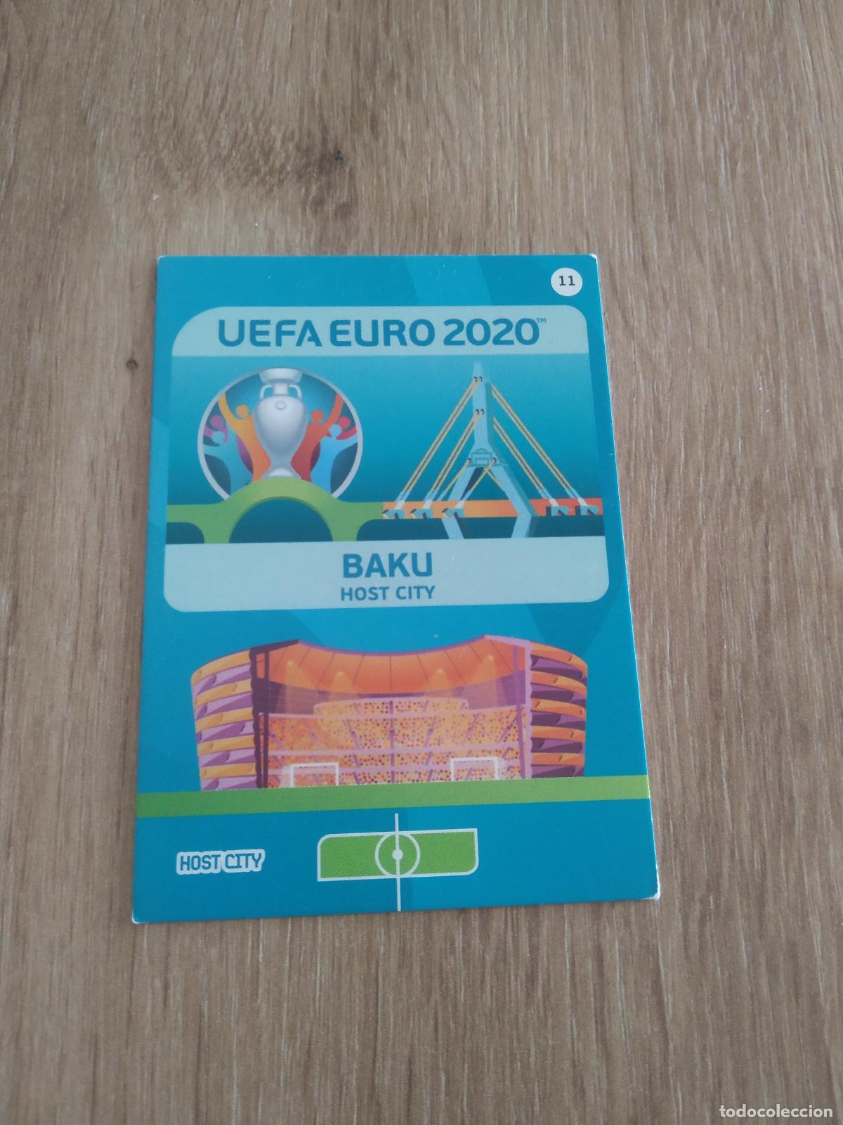 Figurine di Calcio: 11 BAKU HOST CITY CROMO FUTBOL PANINI EURO 2020 ADRENALYN EUROCOPA