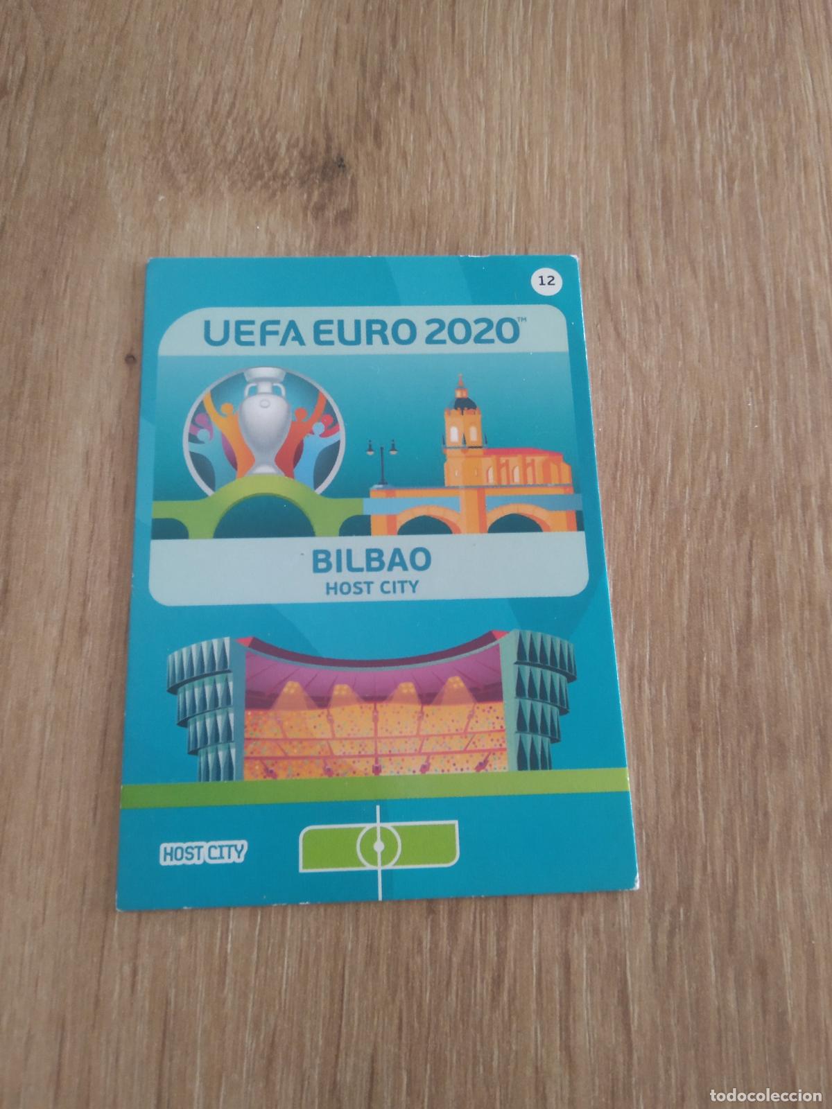 Figurine di Calcio: 12 BILBAO HOST CITY CROMO FUTBOL PANINI EURO 2020 ADRENALYN EUROCOPA