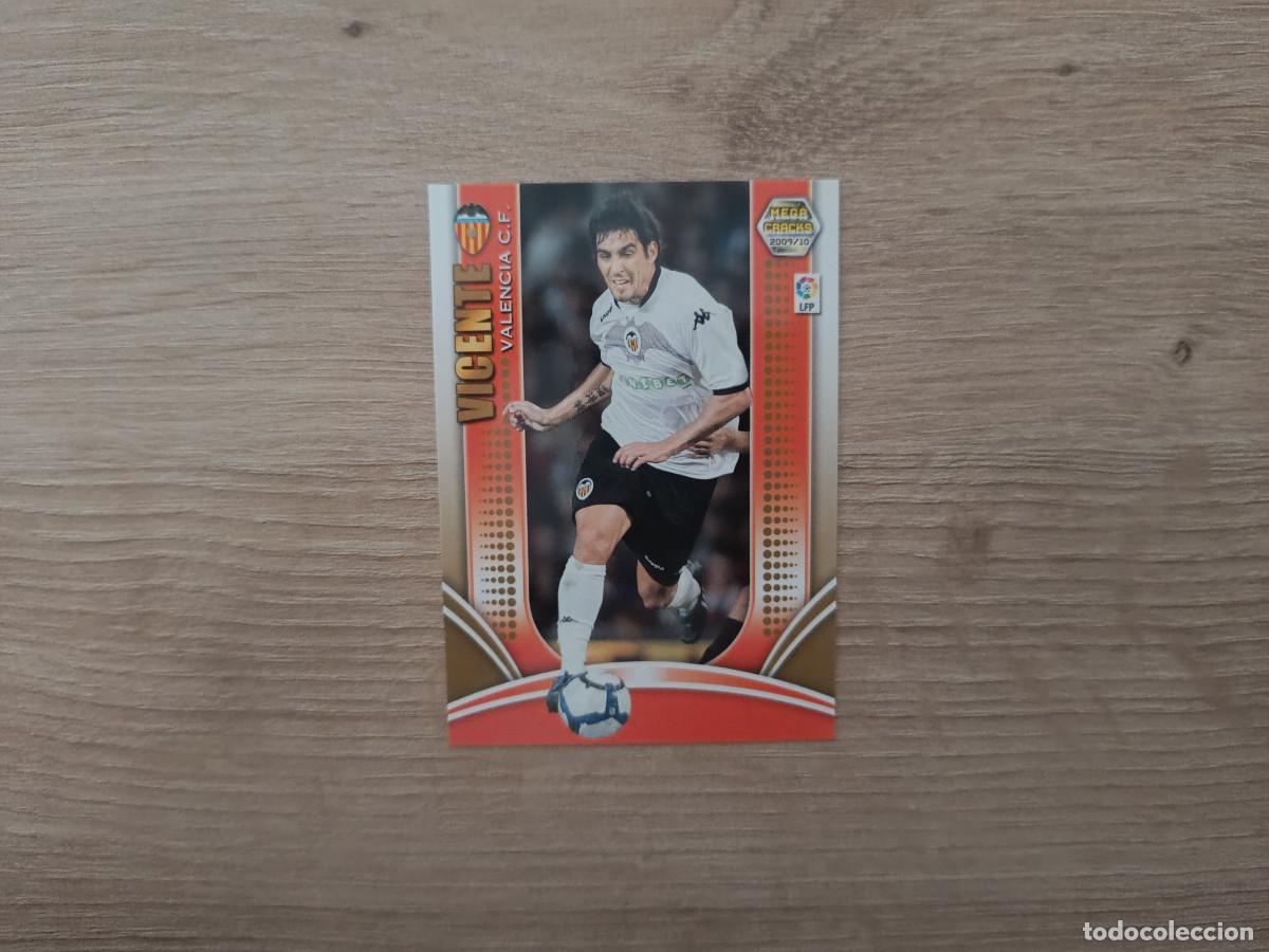 Cromos de f&uacute;tbol: CROMO DE FUTBOL PANINI VICENTE 285 VALENCIA MEGACRACKS 2009 2010 09 10 D726
