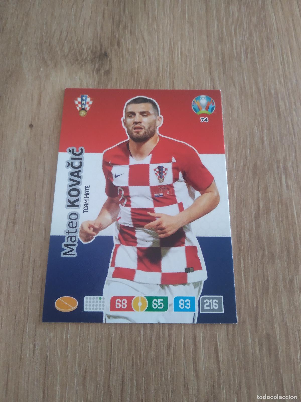 Cromos de Futebol: 74 KOVACIC CROACIA CROMO FUTBOL PANINI EURO 2020 ADRENALYN EUROCOPA