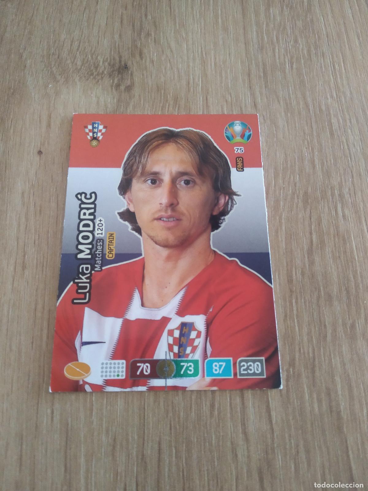 Cromos de f&uacute;tbol: 75 MODRIC CROACIA CROMO FUTBOL PANINI EURO 2020 ADRENALYN EUROCOPA