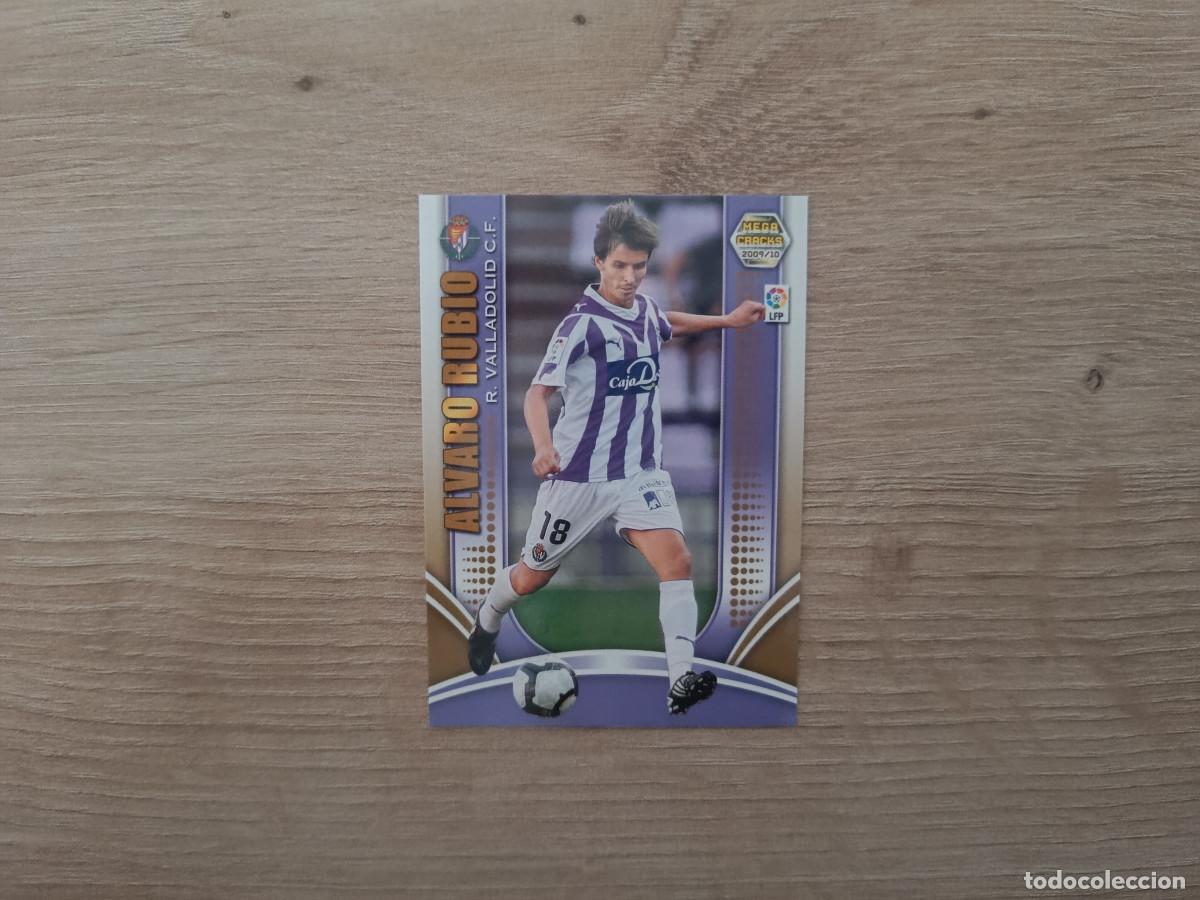 Figurine di Calcio: CROMO DE FUTBOL PANINI ALVARO RUBIO 296 VALLADOLID MEGACRACKS 2009 2010 09 10 D726