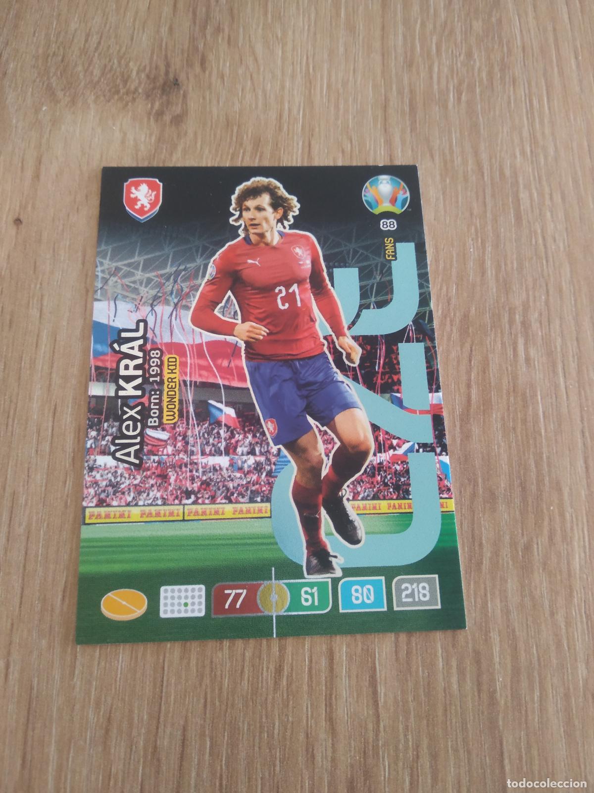 Cromos de f&uacute;tbol: 88 ALEX KRAL REPUBLICA CHECA CROMO FUTBOL PANINI EURO 2020 ADRENALYN EUROCOPA