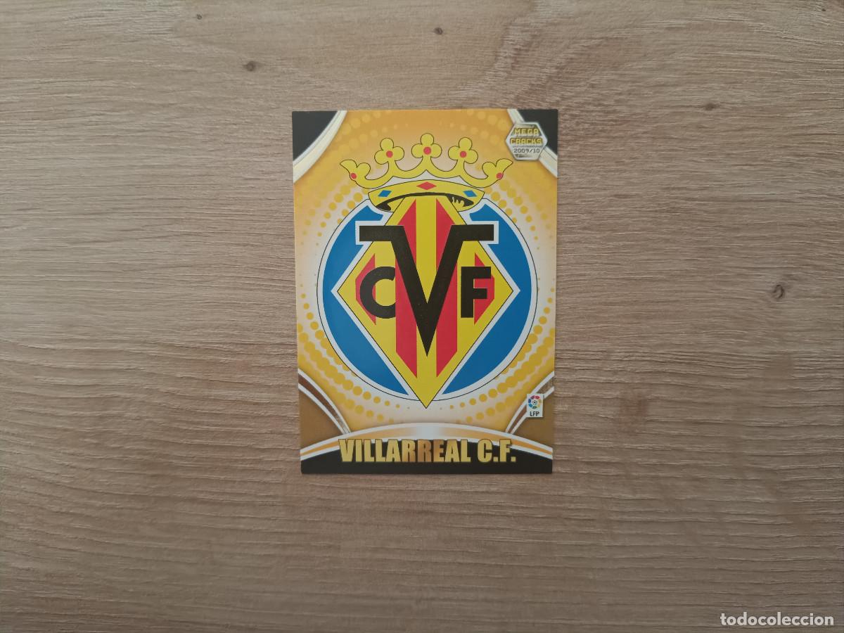Cromos de f&uacute;tbol: CROMO DE FUTBOL PANINI ESCUDO 307 VILLARREAL MEGACRACKS 2009 2010 09 10 D726