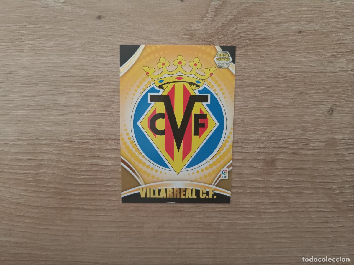 Cromos de f&uacute;tbol: CROMO DE FUTBOL PANINI ESCUDO 307 VILLARREAL MEGACRACKS 2009 2010 09 10 D726