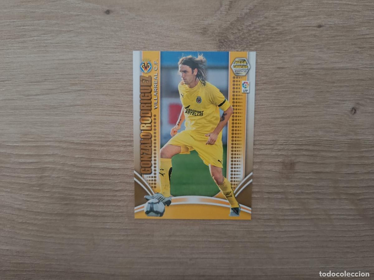 Cromos de f&uacute;tbol: CROMO DE FUTBOL PANINI GONZALO RODRIGUEZ 311 VILLARREAL MEGACRACKS 2009 2010 09 10 D726