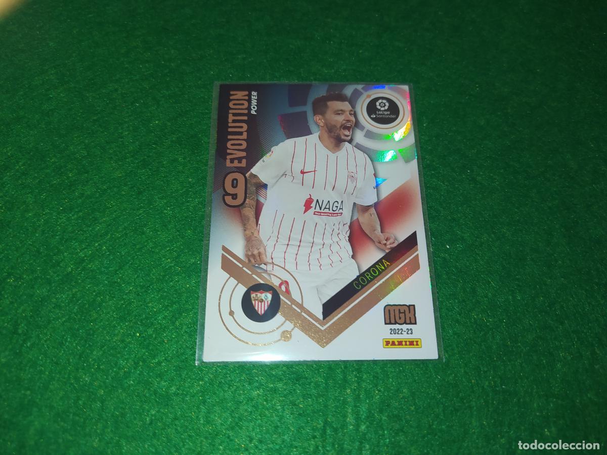 Cromos de f&uacute;tbol: CORONA SEVILLA FC EVOLUTION POWER P380 MGK 2022 2023