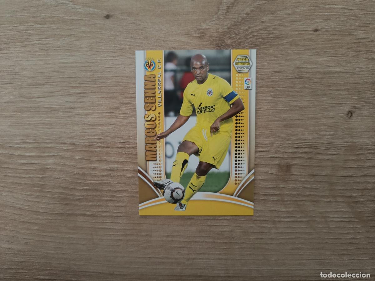 Cromos de f&uacute;tbol: CROMO DE FUTBOL PANINI MARCOS SENNA SERIE ORO 315 VILLARREAL MEGACRACKS 2009 2010 09 10 D726
