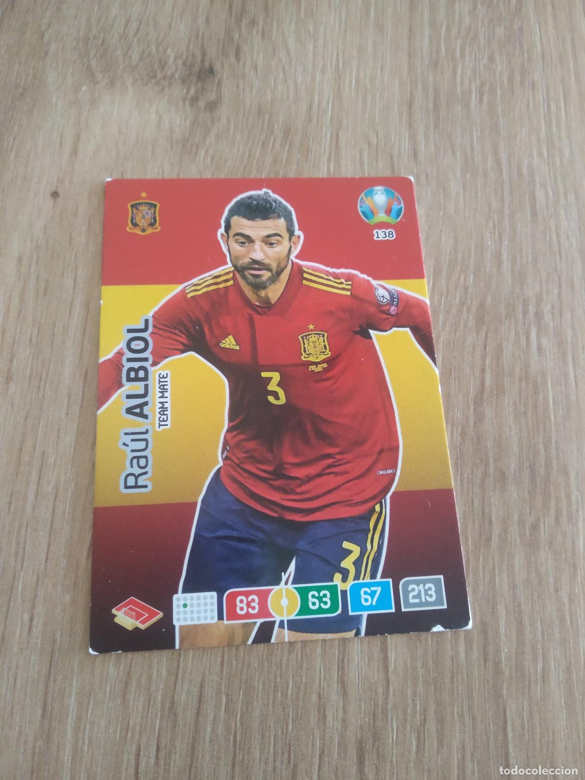 Cromos de f&uacute;tbol: 138 ALBIOL ESPA&Ntilde;A CROMO FUTBOL PANINI EURO 2020 ADRENALYN EUROCOPA