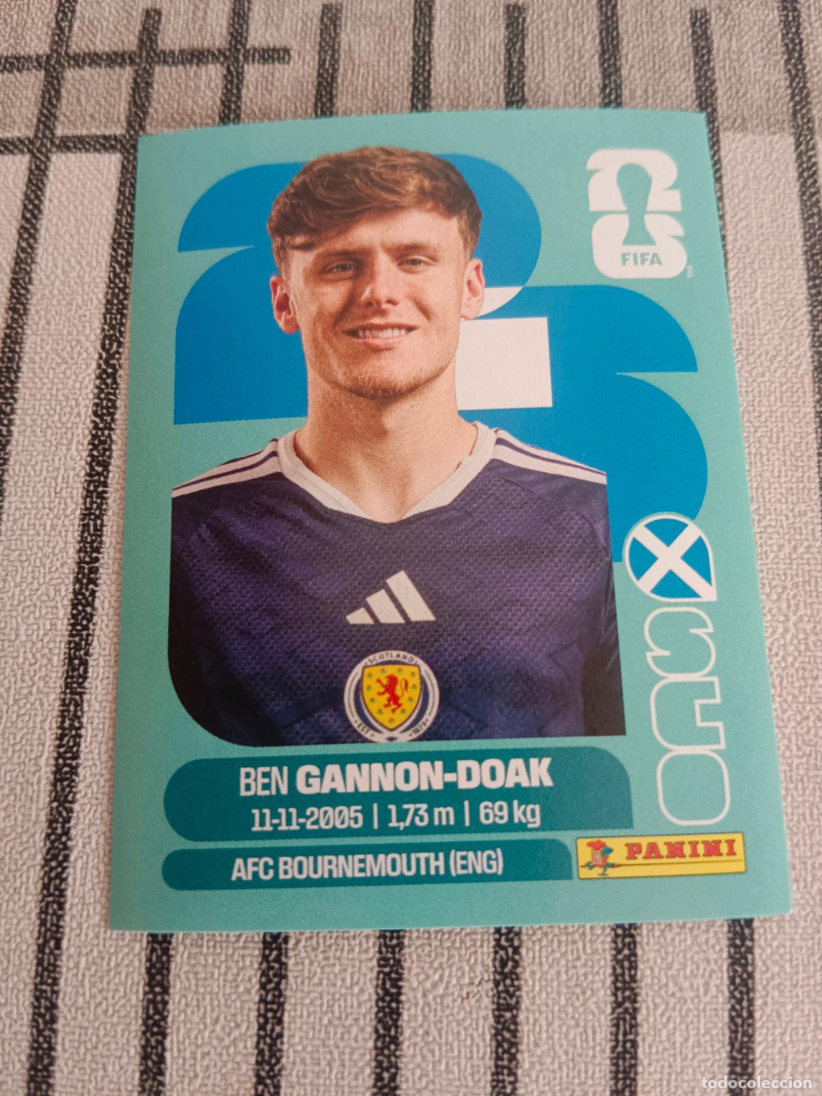Cromos de f&uacute;tbol: MUNDIAL 2026 ESTADOS UNIDOS USA MEXICO MEJICO CANADA SCO 20 SCO20 GANNON-DOAK ESCOCIA FIFA
