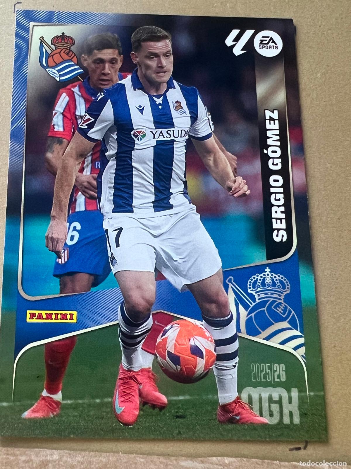 Football Stickers: SERGIO GOMEZ #318 MEGACRACKS PANINI 2025 2026