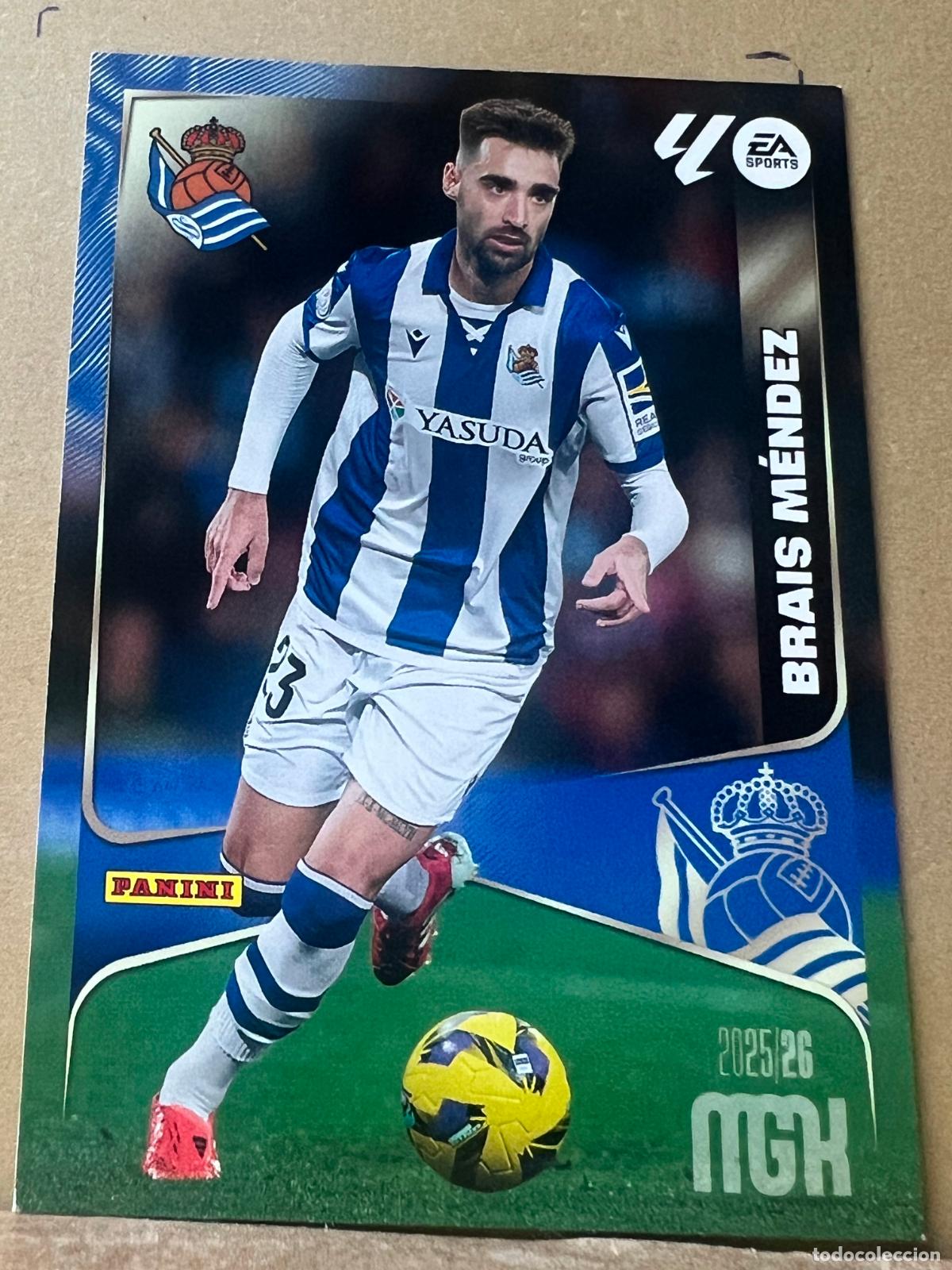 Football Stickers: BRAIS MENDEZ #317 MEGACRACKS PANINI 2025 2026