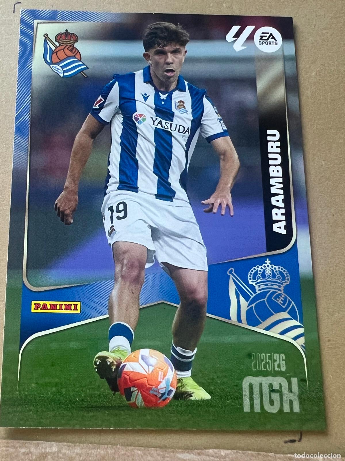 Football Stickers: ARAMBURU #310 MEGACRACKS PANINI 2025 2026