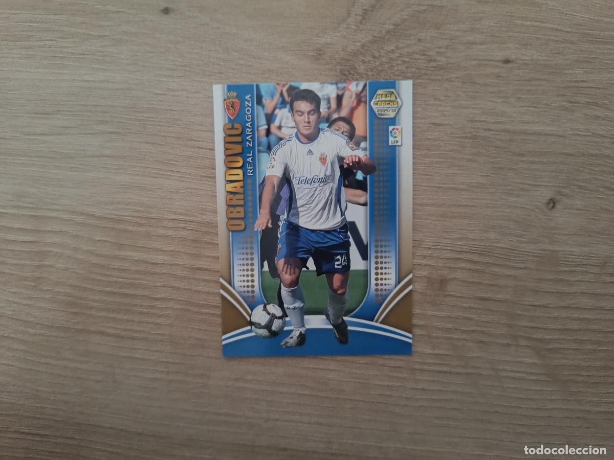 Football Stickers: CROMO DE FUTBOL PANINI OBRADOVIC 350 ZARAGOZA MEGACRACKS 2009 2010 09 10 D726