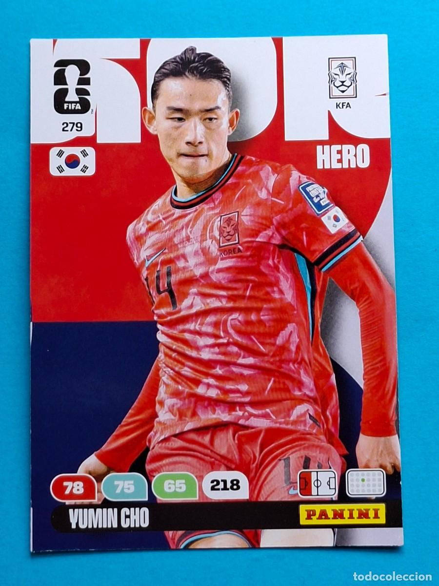 Football Stickers: #279 YU-MIN CHO (Korea Republic) - PANINI Adrenalyn XL FIFA World CUP 2026