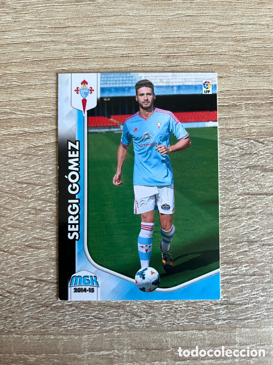 Cromos de Futebol: 447 SERGI G&Oacute;MEZ NUEVO FICHAJE MEGACRACKS MGK 2014 2015 14 15 CELTA DE VIGO