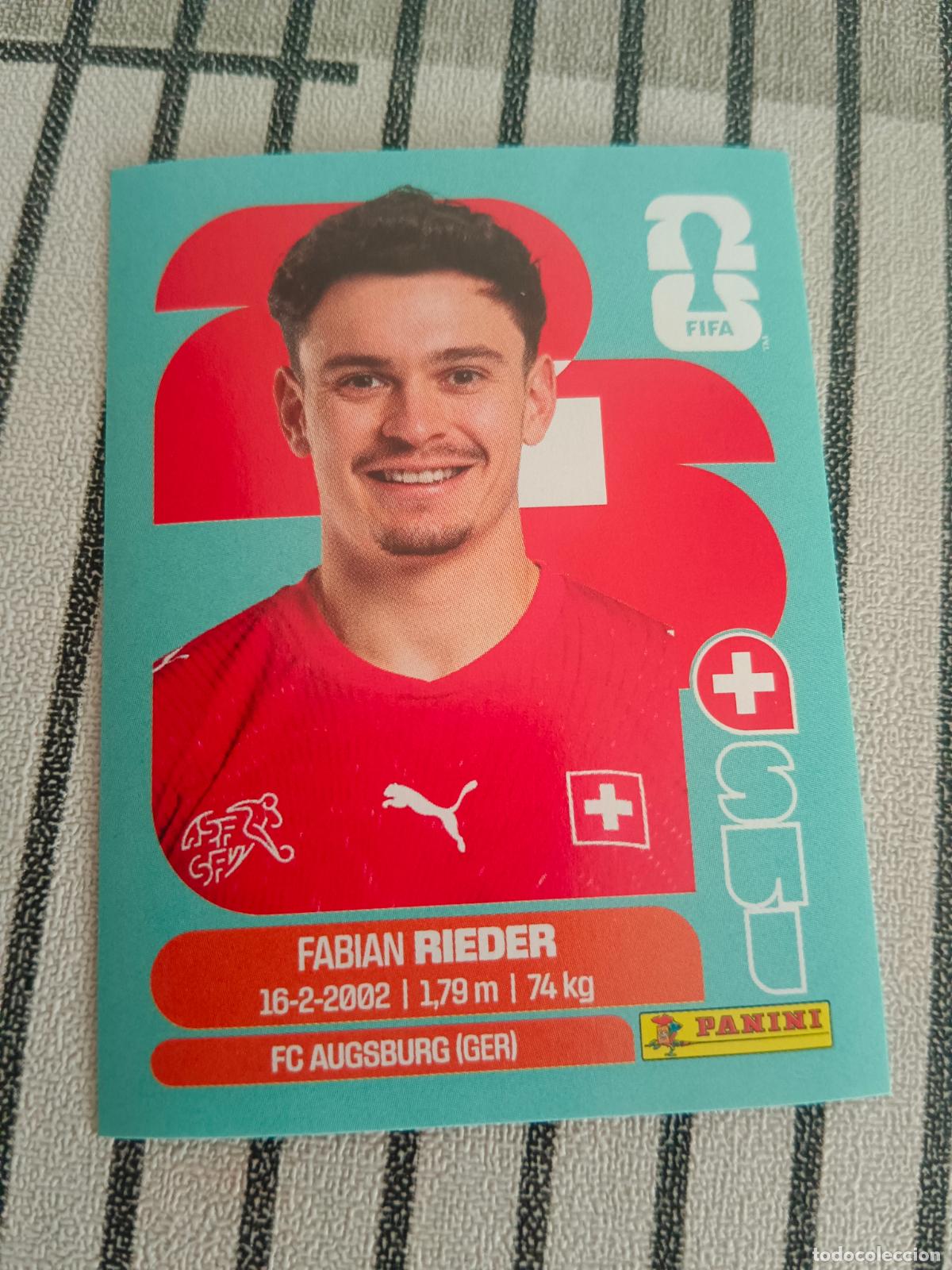 Cromos de Futebol: MUNDIAL 2026 ESTADOS UNIDOS USA MEXICO MEJICO CANADA SUI 12 SUI12 FABIAN RIEDER SUIZA FIFA