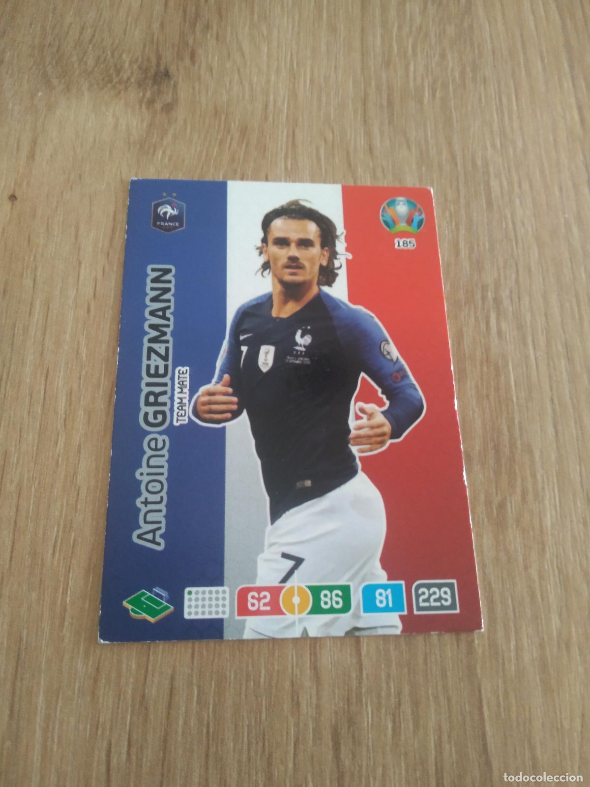 Cromos de Futebol: 185 GRIEZMANN FRANCIA CROMO FUTBOL PANINI EURO 2020 ADRENALYN EUROCOPA