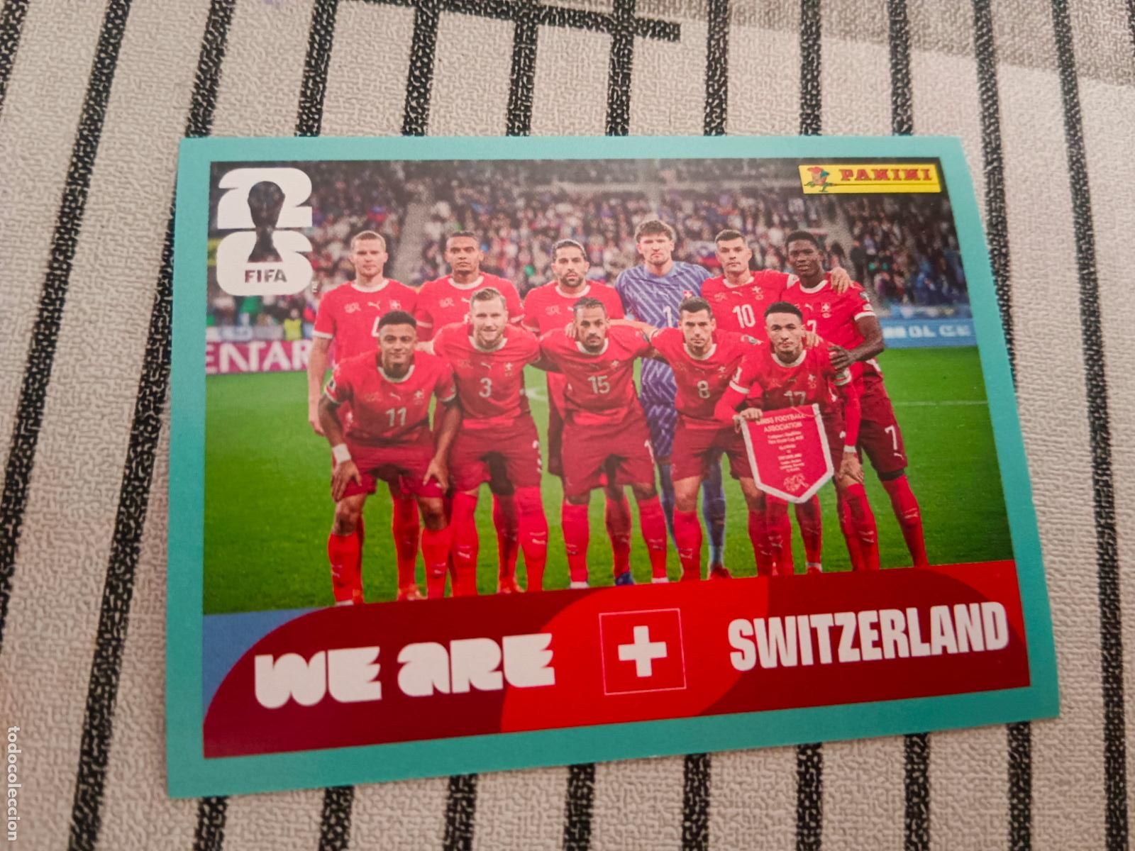 Cromos de Futebol: MUNDIAL 2026 ESTADOS UNIDOS USA MEXICO MEJICO CANADA SUI 13 SUI13 ALINEACION SUIZA FIFA