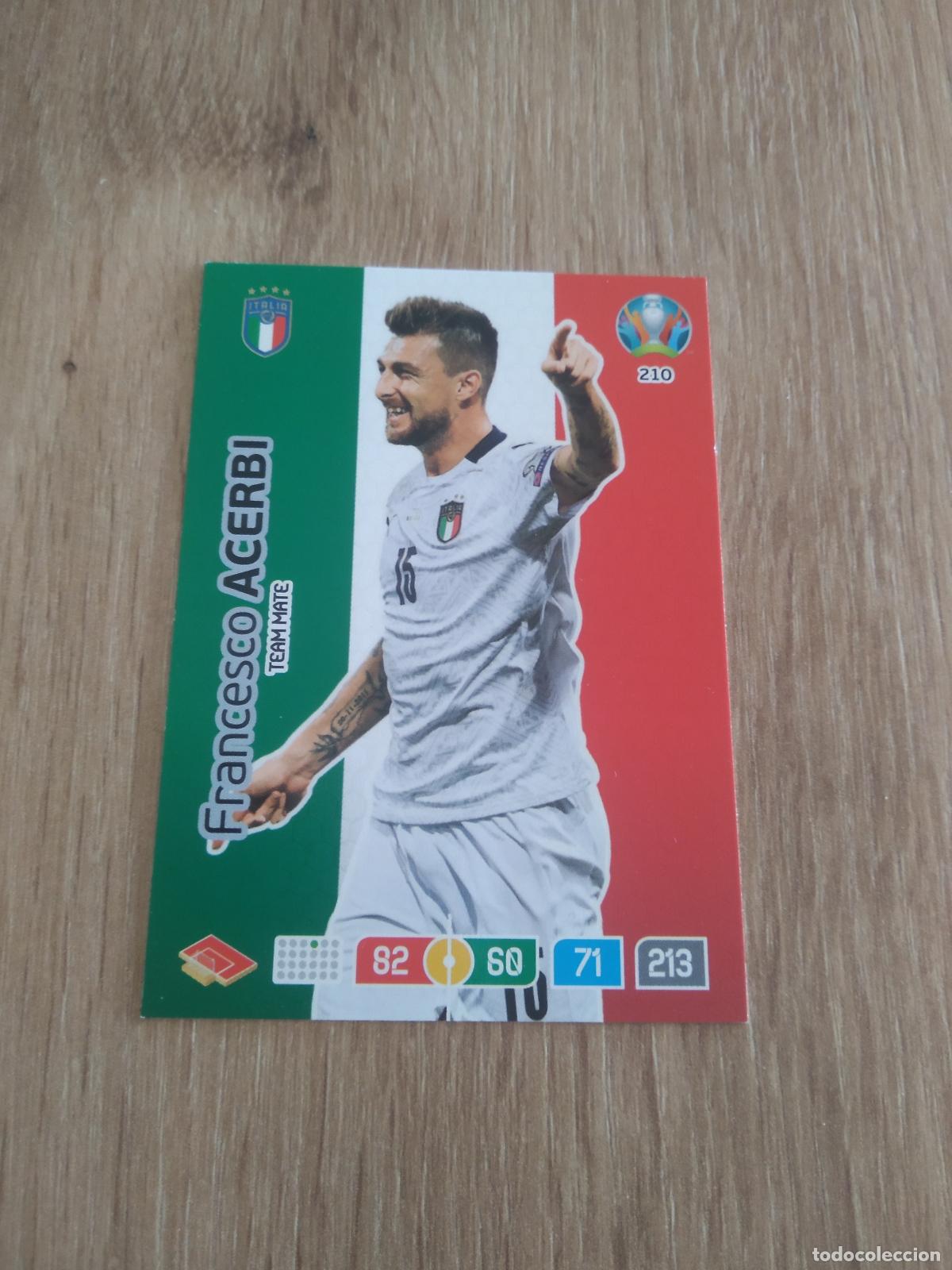 Cromos de f&uacute;tbol: 210 ACERBI ITALIA CROMO FUTBOL PANINI EURO 2020 ADRENALYN EUROCOPA