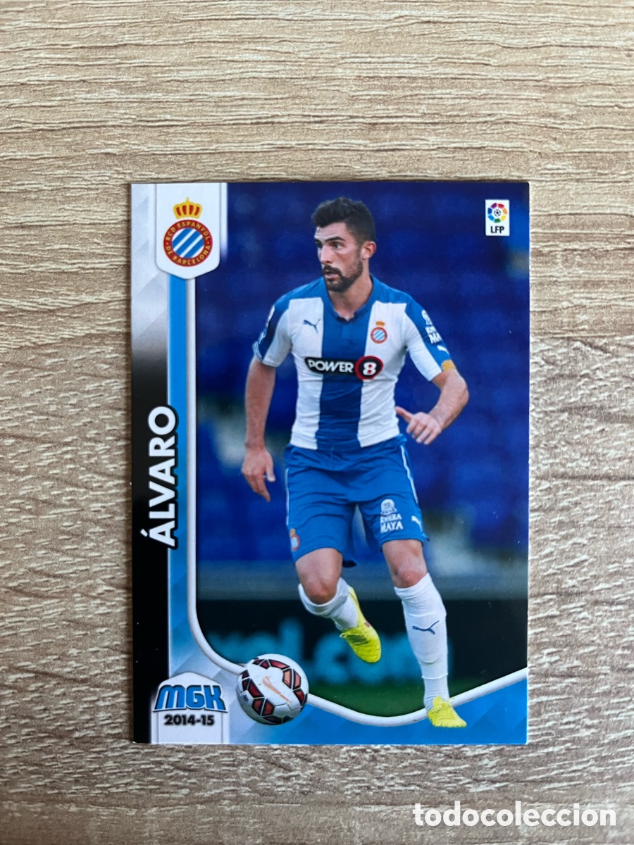 Cromos de f&uacute;tbol: 476 &Aacute;LVARO NUEVO FICHAJE MEGACRACKS MGK 2014 2015 14 15 ESPA&Ntilde;OL ESPANYOL
