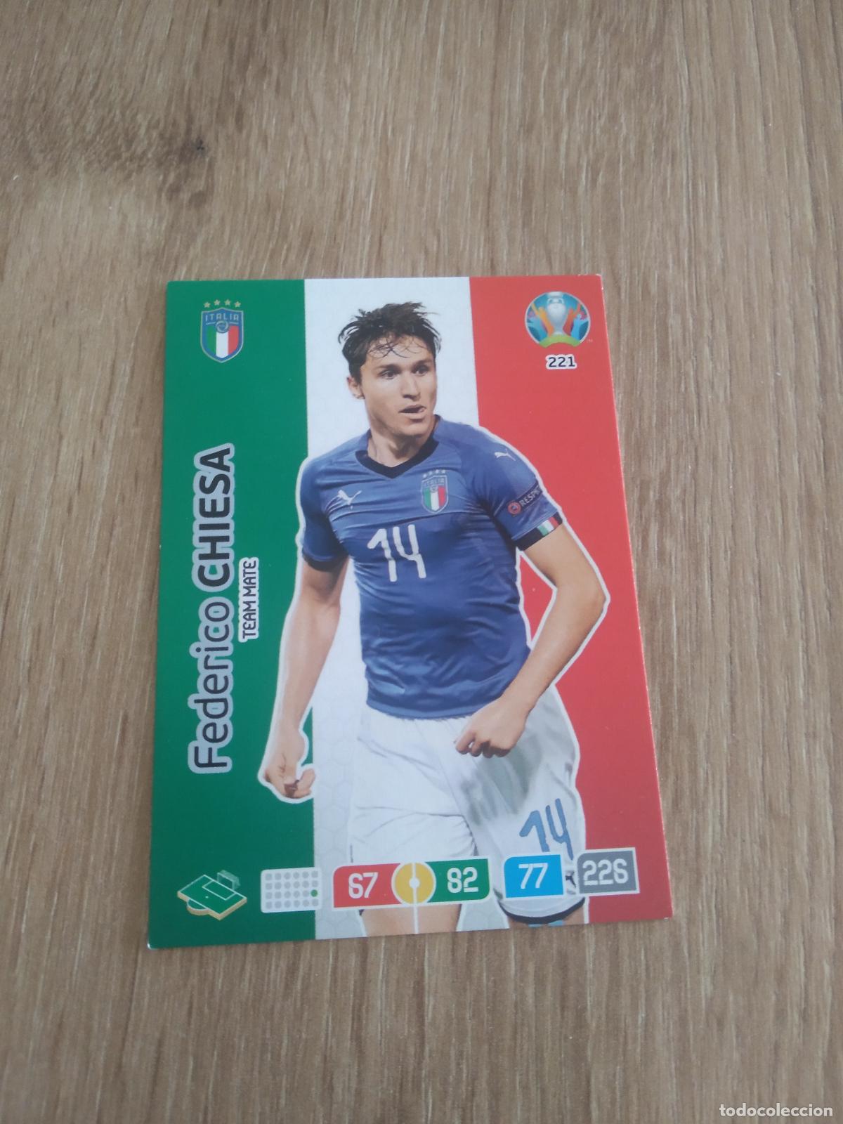 Cromos de f&uacute;tbol: 221 CHIESA ITALIA CROMO FUTBOL PANINI EURO 2020 ADRENALYN EUROCOPA